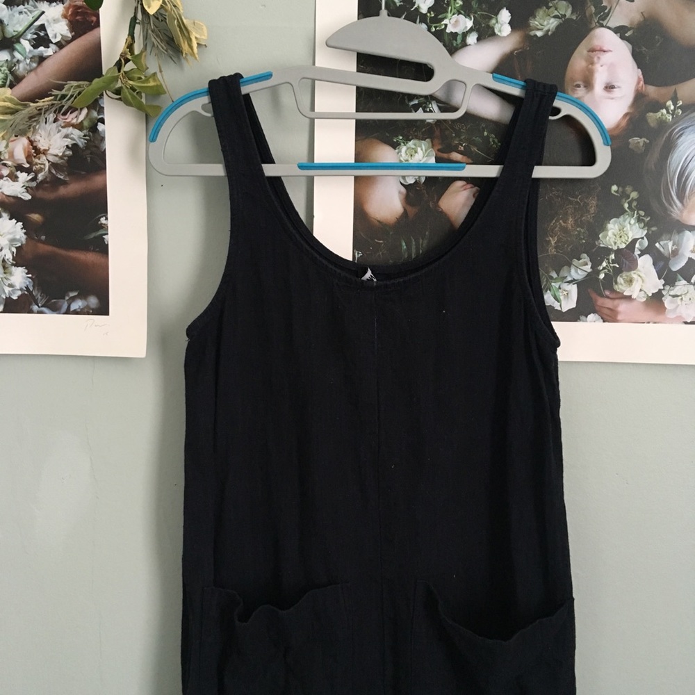 Ilana Kohn cropped denim jumpsuit XS